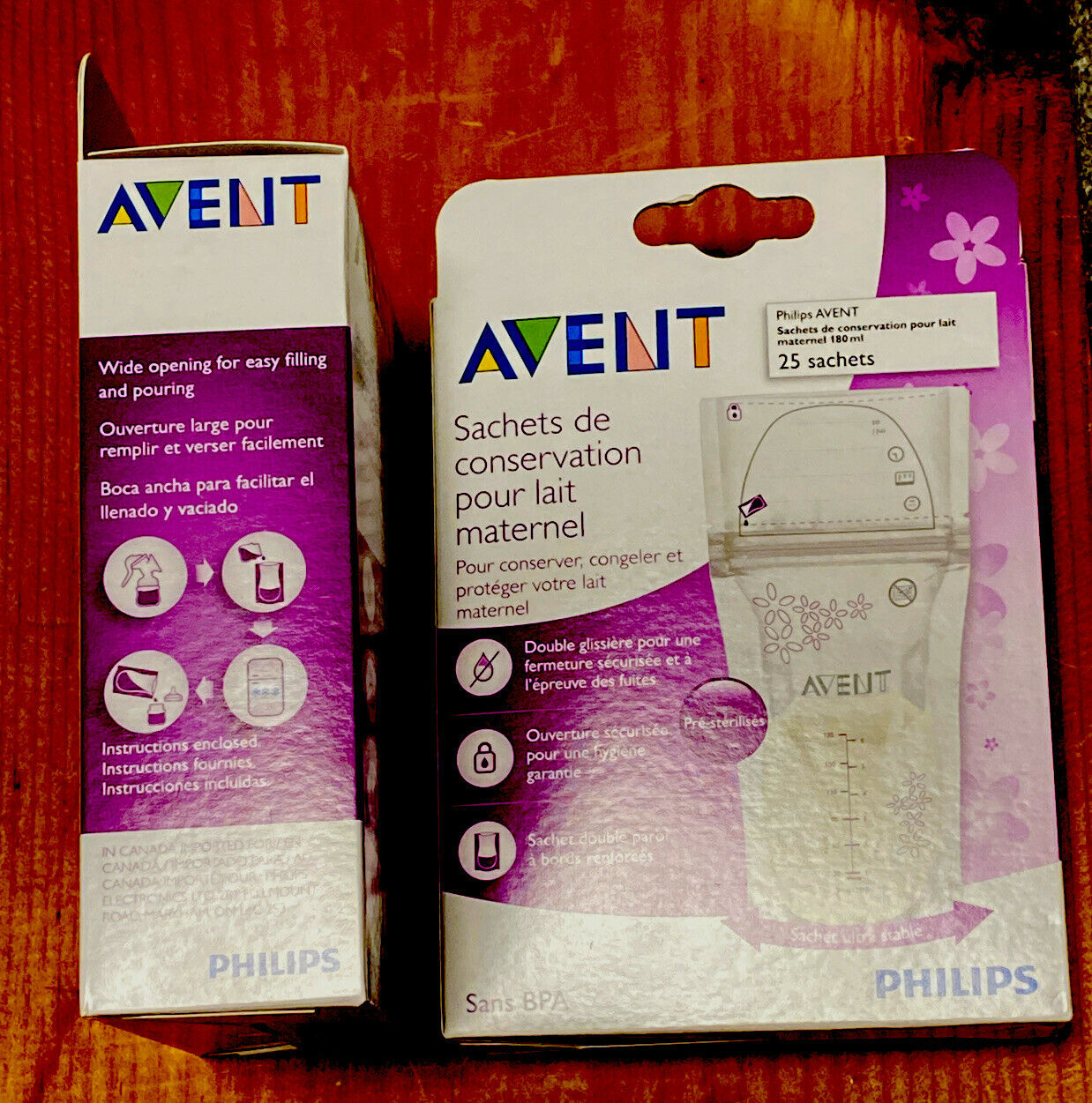 PHILIPS AVENT Sachet conservation lait 180ml SCF603/25